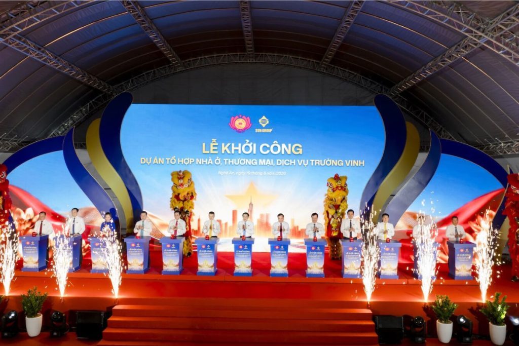 Công trường Sun Trường Vinh